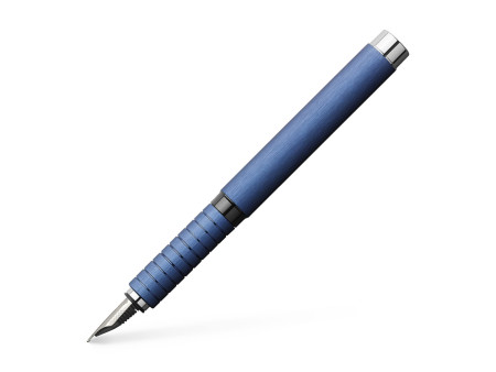 FABER-CASTELL Stylo plume Essentio Aluminium, bleu, EF