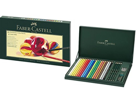 FABER-CASTELL Crayon de couleur POLYCHROMOS, étui cadeau