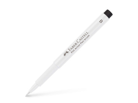 FABER-CASTELL Feutre PITT artist pen, blanc