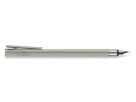 FABER-CASTELL Stylo plume NEO Slim acier inox, mat, F