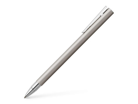 FABER-CASTELL Stylo roller NEO Slim acier inoxydable, mat