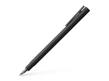 FABER-CASTELL Stylo plume NEO Slim métal, noir, F