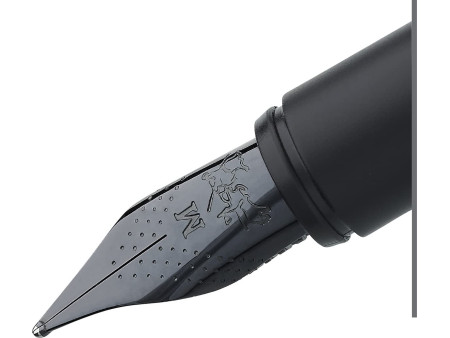 FABER-CASTELL Stylo plume NEO Slim métal, noir, F