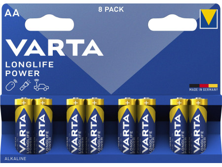 VARTA Pile alcaline 'LONGLIFE Power', Mignon (AA/LR6)