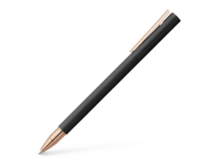 FABER-CASTELL Stylo roller NEO Slim métal, noir/rose