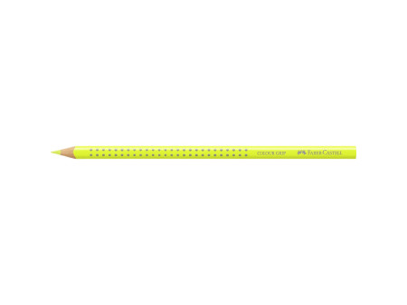FABER-CASTELL Crayon couleur triangulaire Color GRIP, jaune