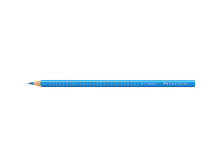 FABER-CASTELL Crayon couleur triangulaire Color GRIP, bleu