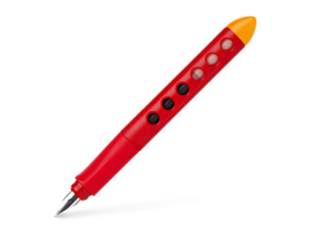 FABER-CASTELL Stylo plume éducatif Scribolino, rouge
