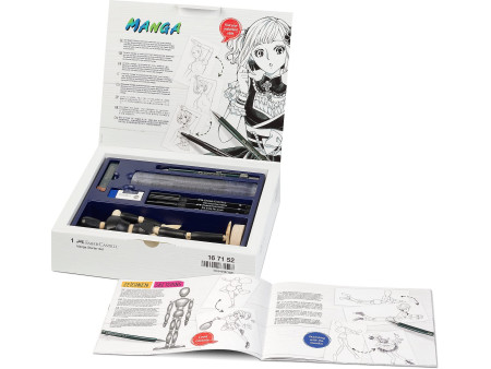 FABER-CASTELL Feutre PITT artist pen, kit de démarrage Manga