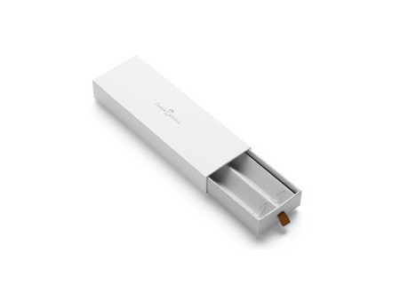 FABER-CASTELL Etui d'outils d'écriture design, blanc