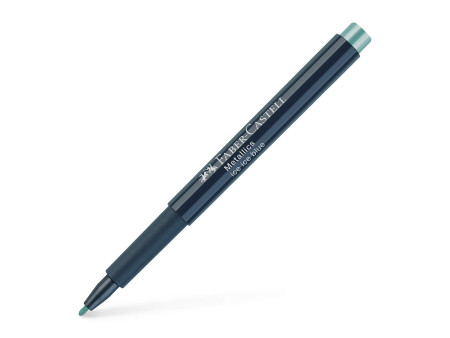 FABER-CASTELL Marqueur Metallics, bleu