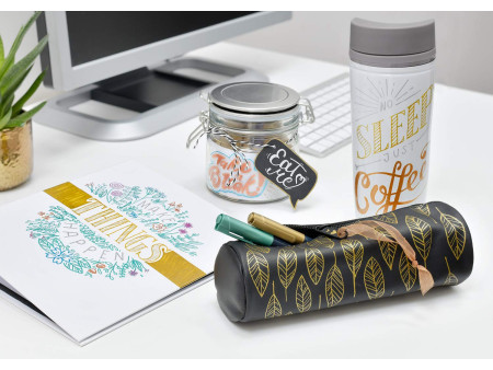 FABER-CASTELL Marqueur Metallics, bleu