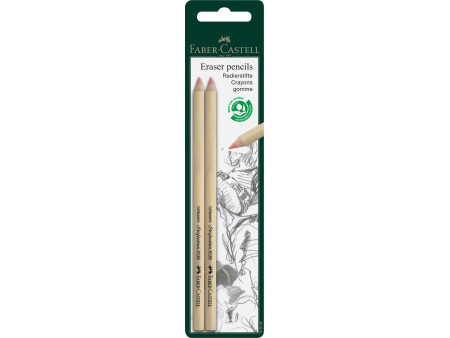 FABER-CASTELL Crayon gomme PERFECTION 7056, carte blister