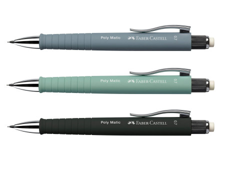 FABER-CASTELL Porte-mines POLY MATIC, gris
