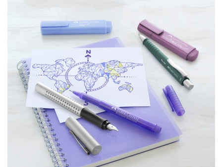 FABER-CASTELL Surligneur TEXTLINER 46 METALLIC, rubis