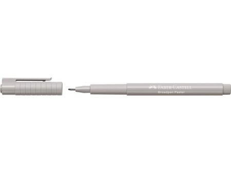 FABER-CASTELL Feutre BROADPEN Pastel, gris perle