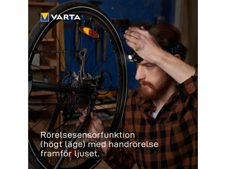 VARTA Lampe frontale 'Work Flex Motion Sensor H20', 3x AAA