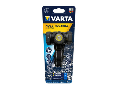 VARTA Lampe frontale 'Indestructible H20 Pro', 3x Micro AAA