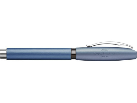 FABER-CASTELL Stylo roller Essentio Aluminium, bleu