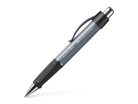 FABER-CASTELL Stylo à bille rétractable GRIP PLUS, gris