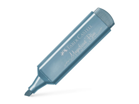 FABER-CASTELL Surligneur TEXTLINER 46 METALLIC, bleu