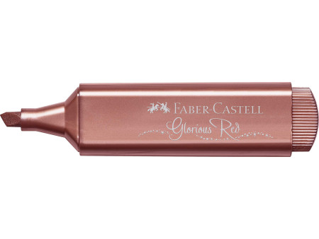 FABER-CASTELL Surligneur TEXTLINER 46 METALLIC, rouge