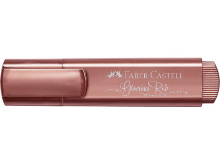 FABER-CASTELL Surligneur TEXTLINER 46 METALLIC, rouge