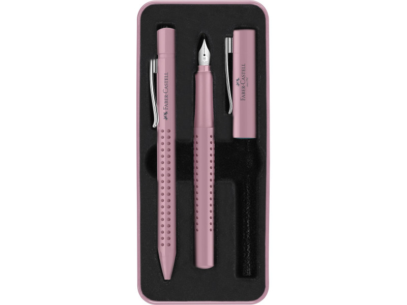 FABER-CASTELL Set d'écriture GRIP 2010 Harmony, rose