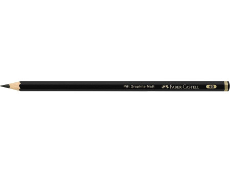 FABER-CASTELL Crayon graphite PITT GRAPHITE Matt, dureté 4B