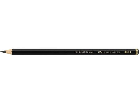 FABER-CASTELL Crayon graphite PITT GRAPHITE Matt, dureté 10B