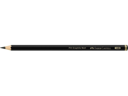 FABER-CASTELL Crayon graphite PITT GRAPHITE Matt, dureté 14B