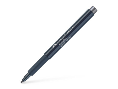 FABER-CASTELL Marqueur Metallics, gris