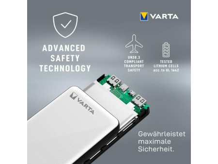 VARTA Powerbank 'Energy', 5000 mAh, blanc