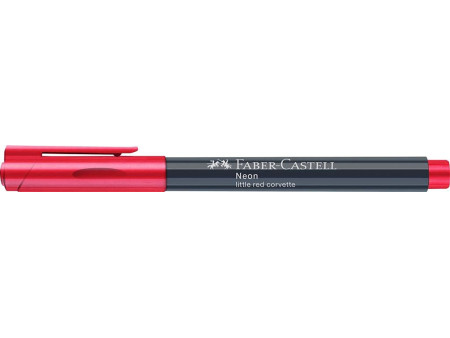 FABER-CASTELL Marqueur fluo Neon, rouge