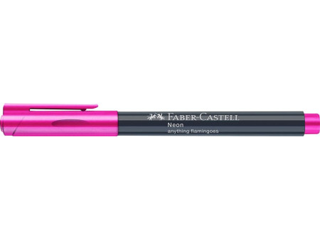 FABER-CASTELL Marqueur fluo Neon, rose vif