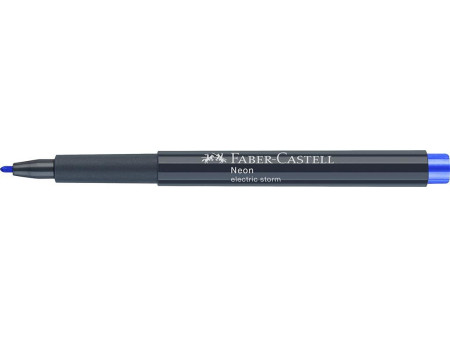 FABER-CASTELL Marqueur fluo Neon, bleu