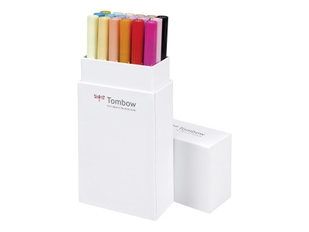 TOMBOW Feutre double pointe 'ABT DUAL BRUSH PEN', couleurs