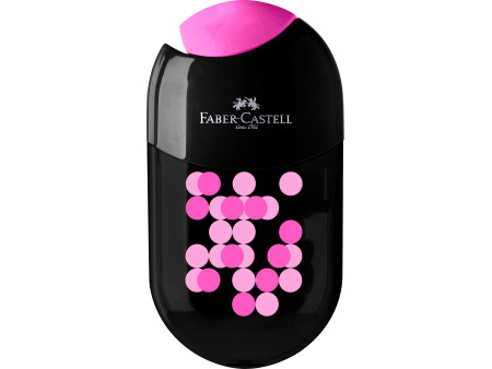 FABER-CASTELL Taille-crayon double TWO TONE, en présentoir