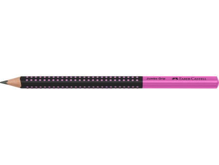 FABER-CASTELL Crayon graphite Jumbo GRIP TWO TONE, rose
