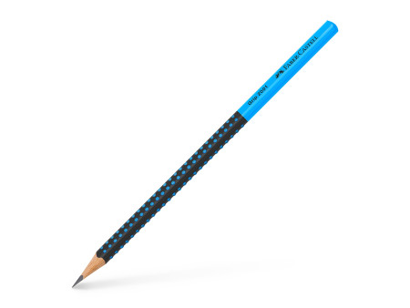 FABER-CASTELL Crayon graphite GRIP 2001 TWO TONE, bleu