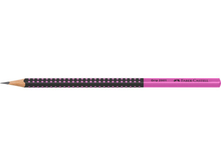 FABER-CASTELL Crayon graphite GRIP 2001 TWO TONE, rose