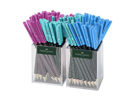 FABER-CASTELL Crayon graphite GRIP 2001 TWO TONE,en carquois