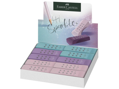 FABER-CASTELL Gomme en plastique RollOn SPARKLE, assorti