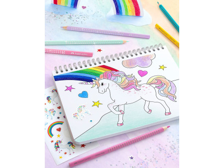 FABER-CASTELL Crayon de couleur triangulaire Colour GRIP