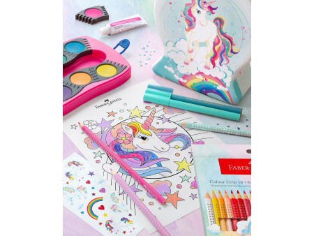 FABER-CASTELL Crayon de couleur triangulaire Colour GRIP