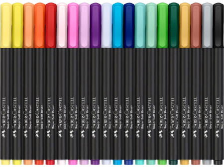 FABER-CASTELL Feutre Black Edition, étui de 20