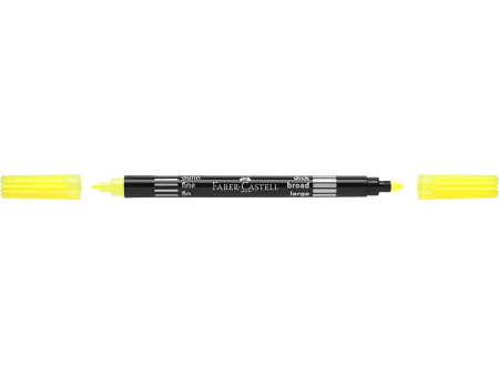 FABER-CASTELL Feutre double pointe, étui de 40