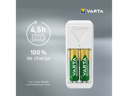 VARTA Chargeur Mini Charger, blanc