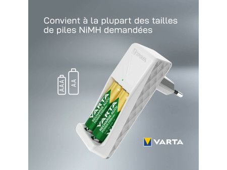 VARTA Chargeur Mini Charger, blanc