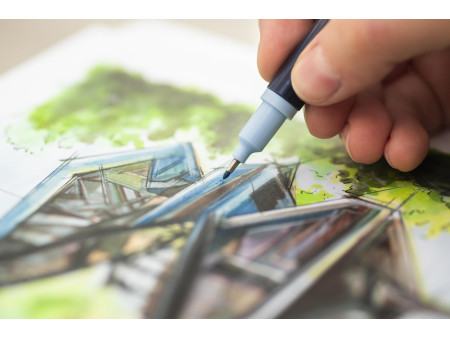 FABER-CASTELL Marqueur Sketch GOLDFABER, étui de 26